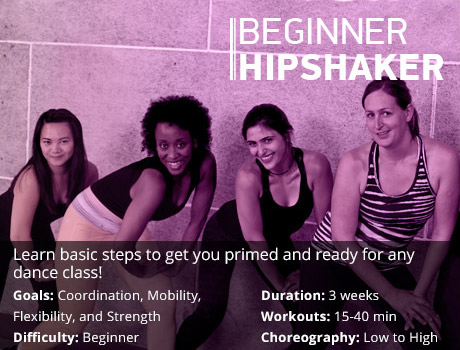 beginner dance workout program graphic