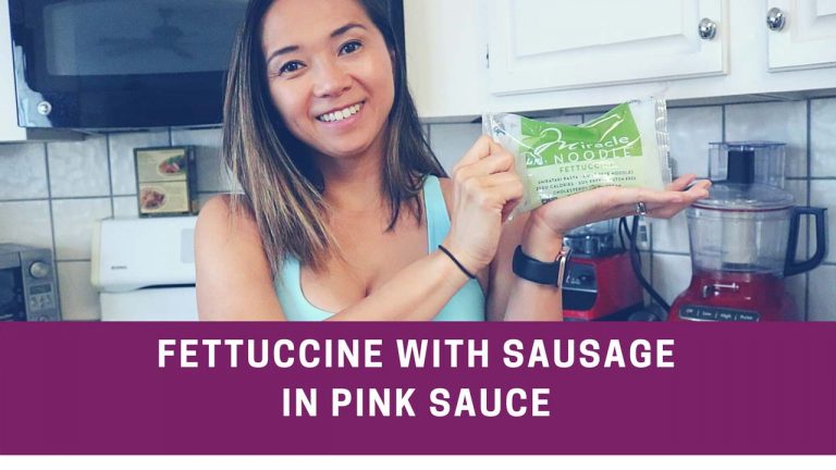 Carbs Against Humanity: Fettuccine with Sausage in Pink Sauce