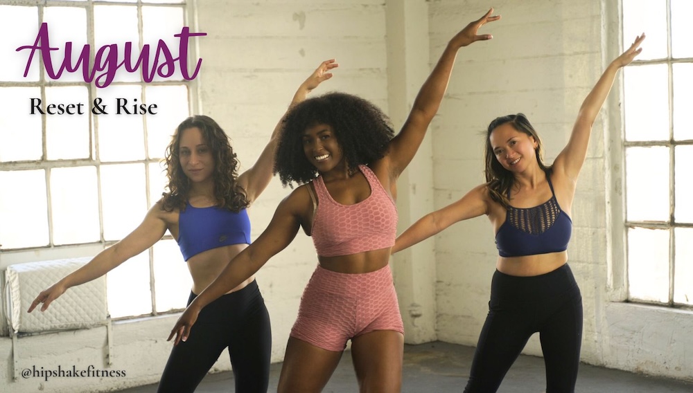 AUGUST 2025 | Reset & Rise Workout Calendar